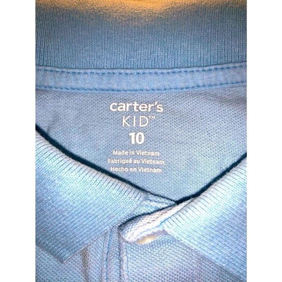 3 Light Blue Uniform Shirts Size 10, 10-12 - Picture 3 of 5